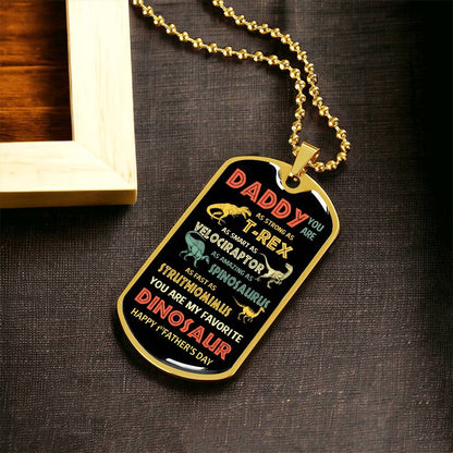 Gift For Father's Day - Luxury Necklace - Army Tag Necklace, Dog Tag Necklace