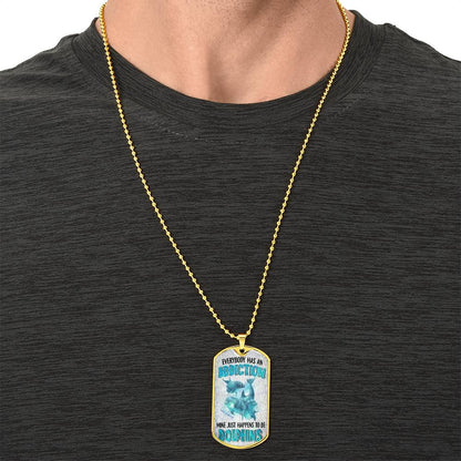 Dolphins1@ - Army Tag Necklace, Dog Tag Necklace