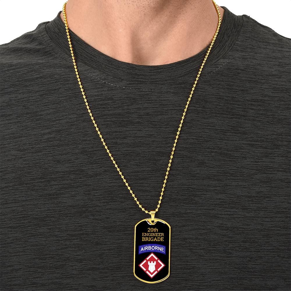 Awesome Dog Tag For 20Th Engineer Brigade - Army Tag Necklace, Dog Tag Necklace