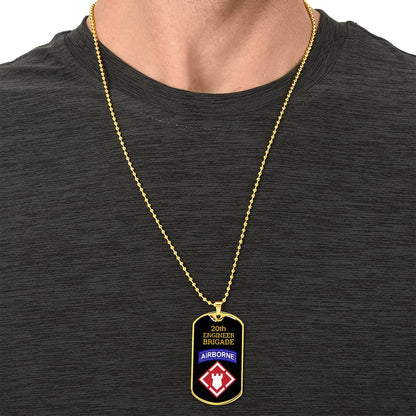 Awesome Dog Tag For 20Th Engineer Brigade - Army Tag Necklace, Dog Tag Necklace