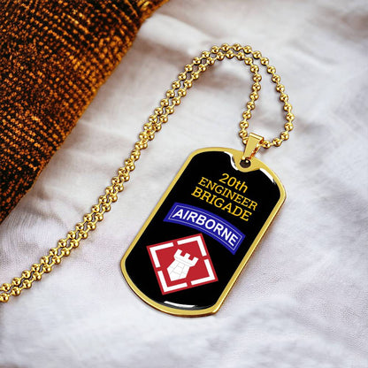 Awesome Dog Tag For 20Th Engineer Brigade - Army Tag Necklace, Dog Tag Necklace