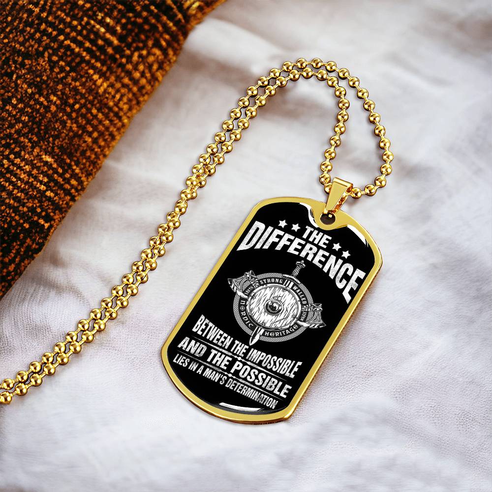 For Brave Warriors - Premium Dogtag - Army Tag Necklace, Dog Tag Necklace