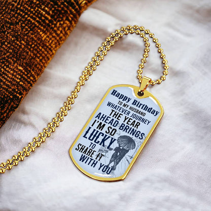 Gift For Husband - Army Tag Necklace, Dog Tag Necklace