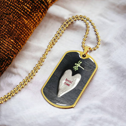 Boyfriend Gift, Lockdown Gift, Christmas Gift, Birthday Gift, Wedding Keepsake, Friendship Gift - Army Tag Necklace, Dog Tag Necklace