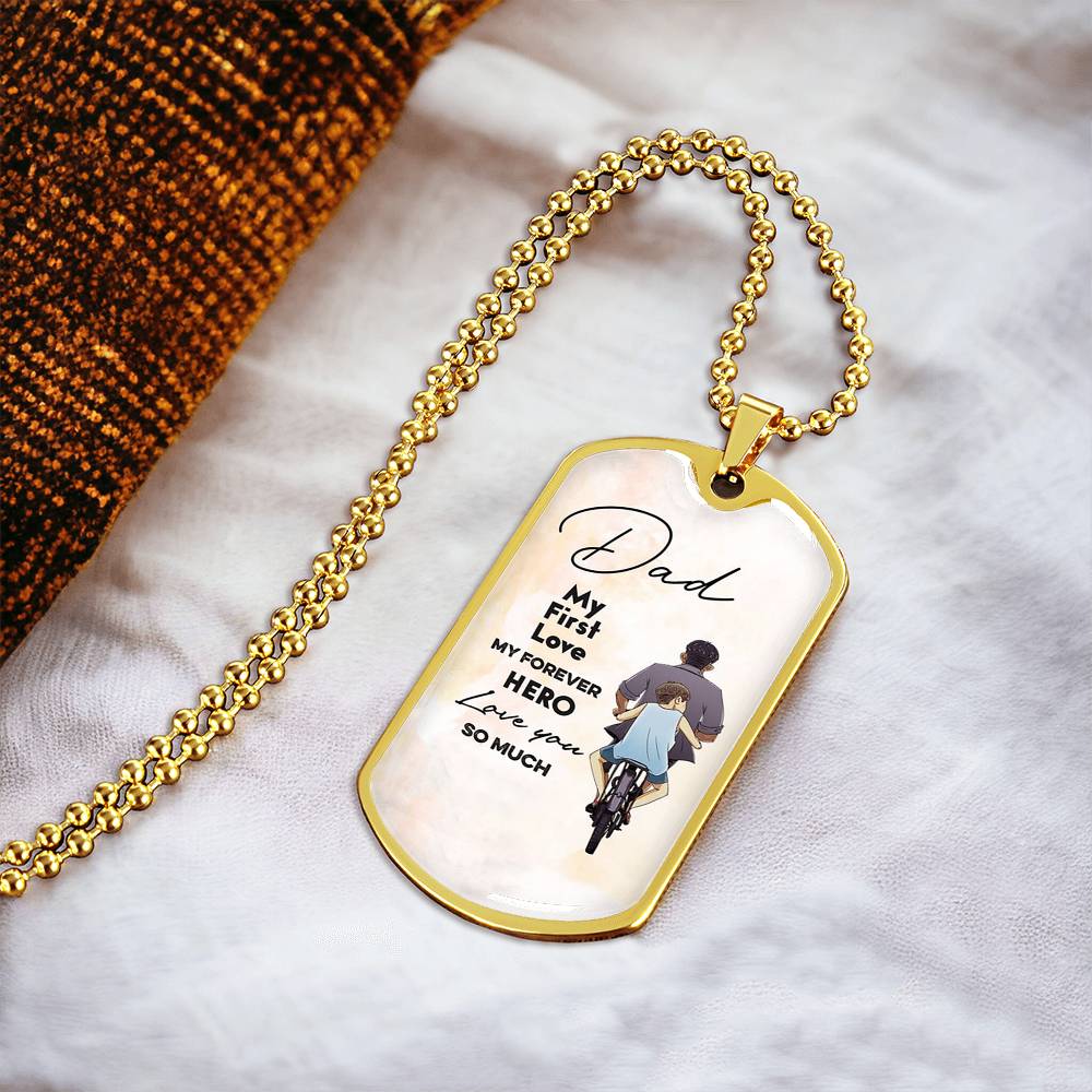 Best Fathers Day Gift Fathers Day Gift For Dad Dog Tag Pendant For Dad - Army Tag Necklace, Dog Tag Necklace