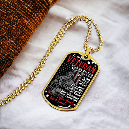 Veterans Day Gift, Military Dog Tags, I Am A Veteran, Dog Tag Necklace Personalized, Veteran Gift, Custom Dog Tags - Army Tag Necklace, Dog Tag Necklace