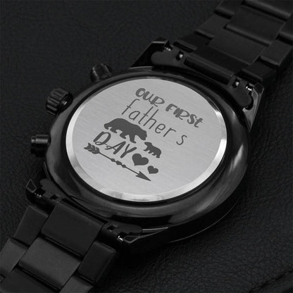 First Father's Day Chronograph Watch Engraving Chronograph Watch