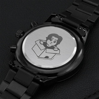 Can This Boy Fit Chronograph Watch Engraving Chronograph Watch