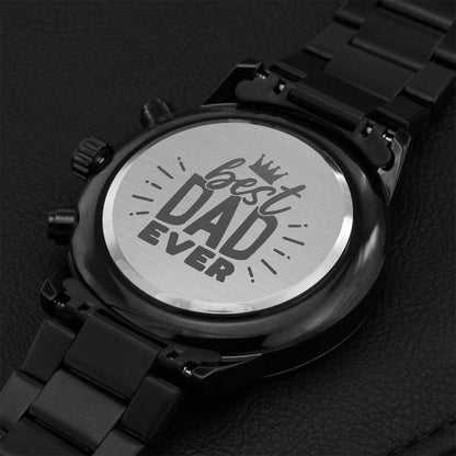 Best Dad Every Gift Engraving Chronograph Watch