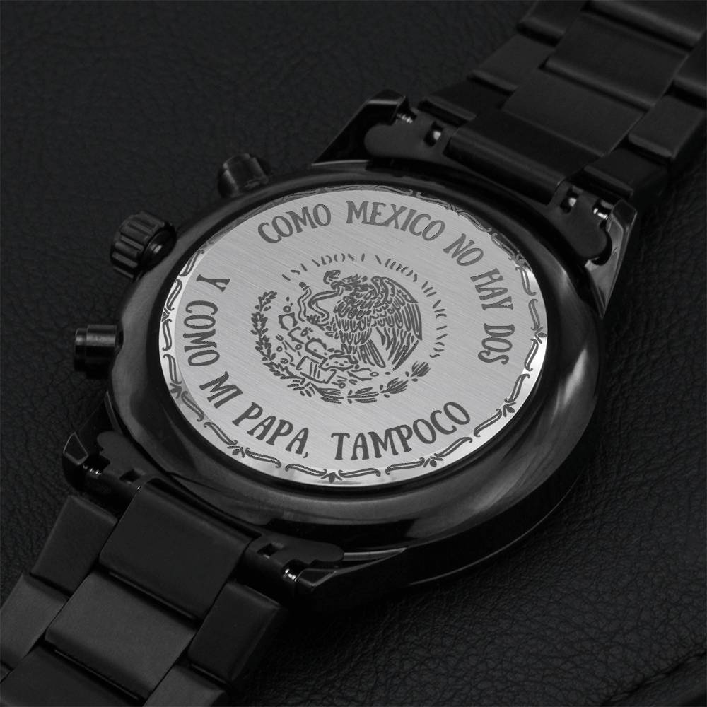 Como Mexico No Hay Dos Engraving Chronograph Watch