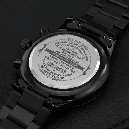 Gift For Dad - A Place In Your Heart Chronograph Watch Engraving Chronograph Watch