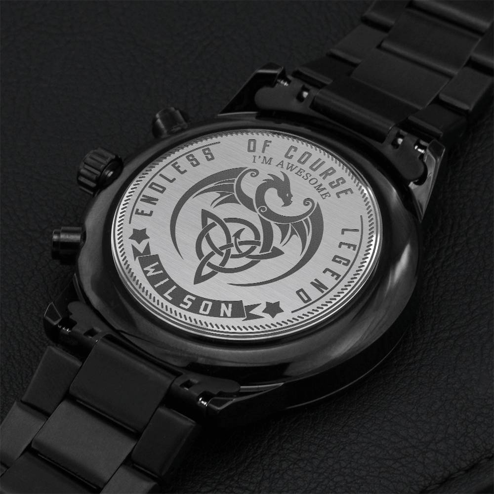 Wilson Legend Engraving Chronograph Watch