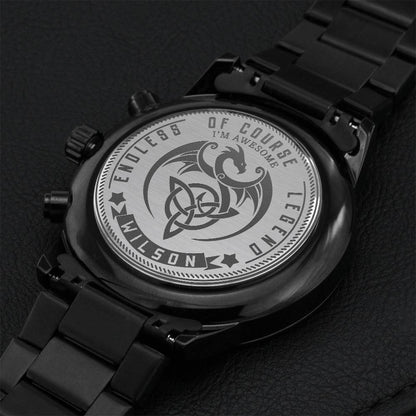 Wilson Legend Engraving Chronograph Watch