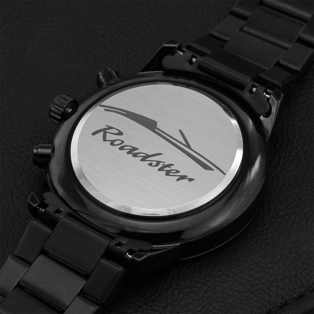Chrysler Crossfire Car Lovers Roadster Men's Engraved Chronograph Watch Engraving Chronograph Watch