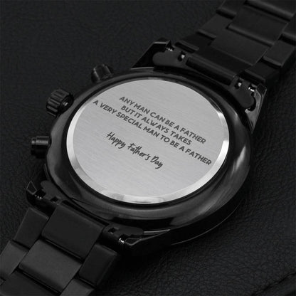 Father's Day Special Chronograph Watch Engraving Chronograph Watch