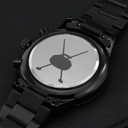 Curling Brooms And Stone Rock Chronograph Watch Sweeper Lead Second Vice Skip Engraving Chronograph Watch