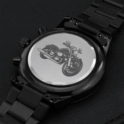 Unique Gifts For Bike Riders Gift Watches For Him Watch Gift For Boyfriend Meaning Watch Gift Ideas For Boyfriend Engraving Chronograph Watch