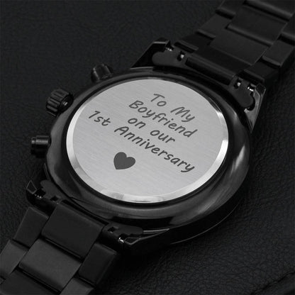 Boyfriend Gift 1 Engraving Chronograph Watch