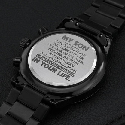 Chronograph Watch For Son - 462 Engraving Chronograph Watch