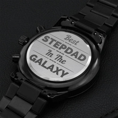 Best Gift For Stepdad Engraving Chronograph Watch