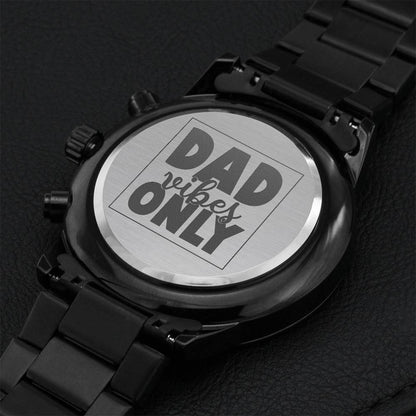 Vibess Engraving Chronograph Watch