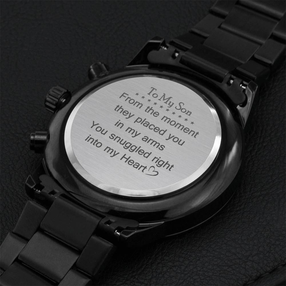 Best Gift For Son. Birthday Gift. Graduation Gift. Christmas Gift. Engraving Chronograph Watch