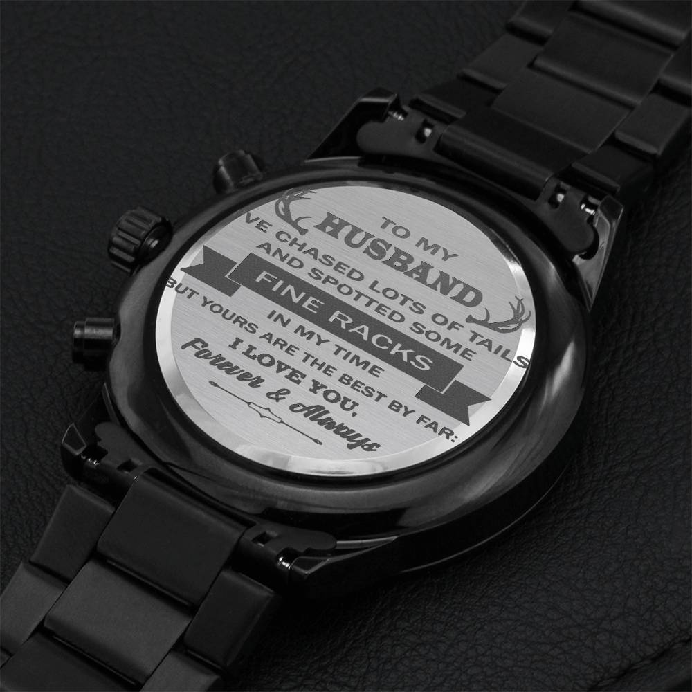 Gift For Husband - Yours Are The Best - Watch Engraving Chronograph Watch