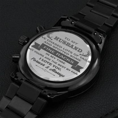 Gift For Husband - Yours Are The Best - Watch Engraving Chronograph Watch