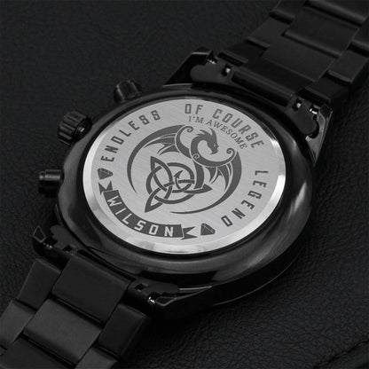 Wilson Legend 1 Engraving Chronograph Watch