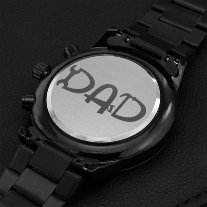 Dad Tools Watch Engraving Chronograph Watch