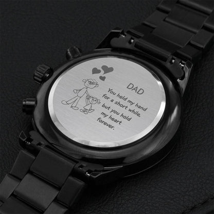 Father's Day Watch Gift Engraving Chronograph Watch