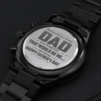 You Are A Great Dad - Happy Father's Day Engraving Chronograph Watch