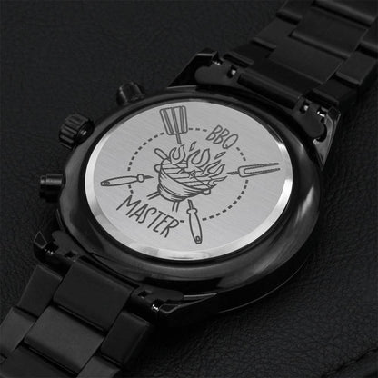Bbq-master Engraving Chronograph Watch