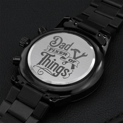 Fixer Of Things Watch Engraving Chronograph Watch