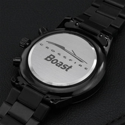 Custom Crossfire Watch For Boast Engraving Chronograph Watch