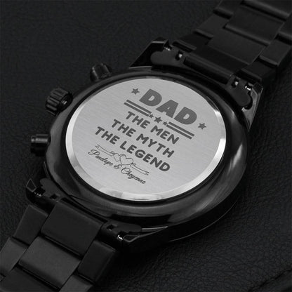 Dad Gift Dad Tumbler Fathers Day Gift Fathers Day Tumbler Gift For Dad Fathers Day Gift From Daughter Fathers Day Gift From Son Engraving Chronograph Watch