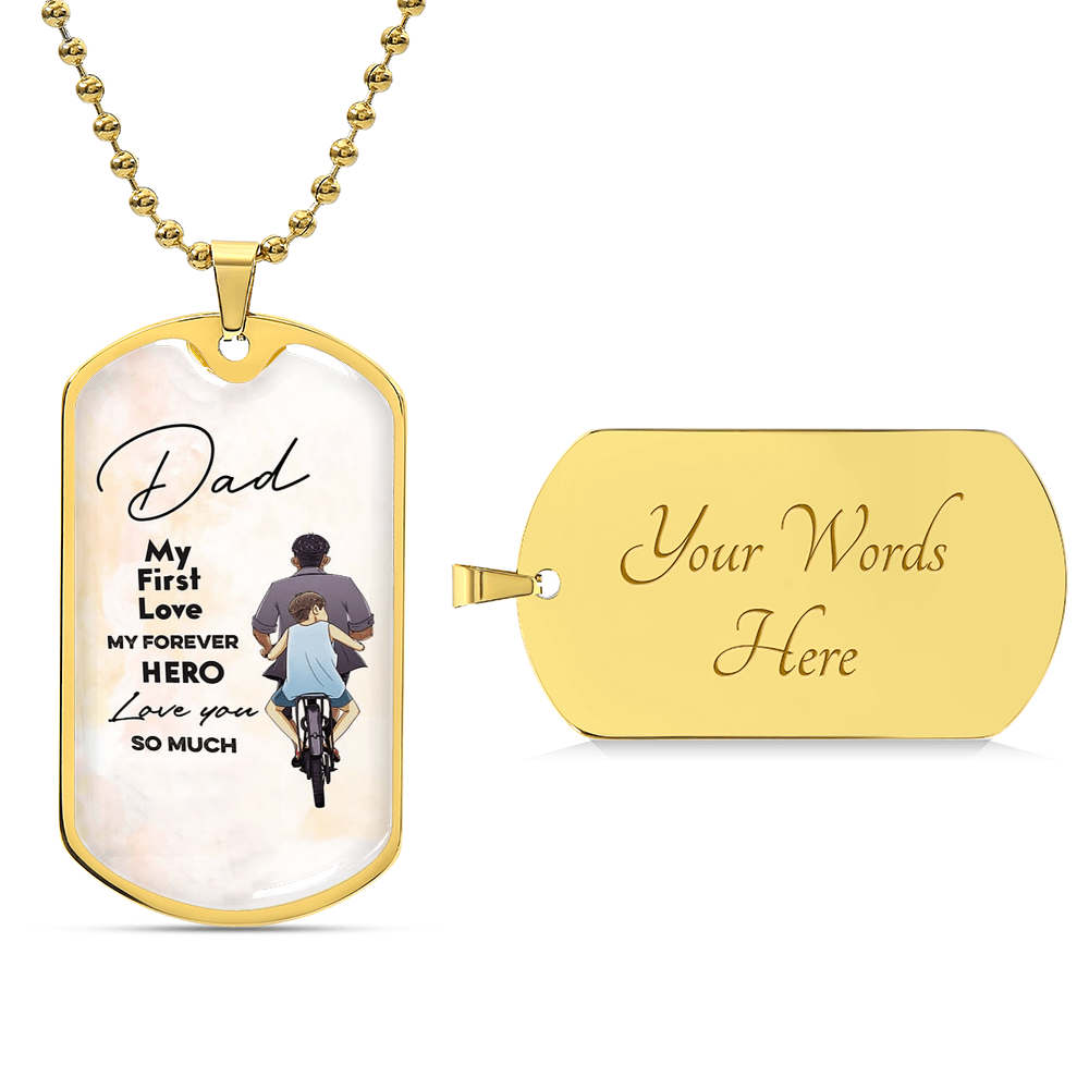 Best Fathers Day Gift Fathers Day Gift For Dad Dog Tag Pendant For Dad - Army Tag Necklace, Dog Tag Necklace