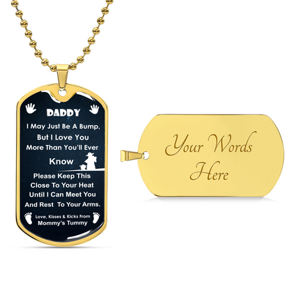 Dad Luxury Promising Luxury Necklace - Army Tag Necklace, Dog Tag Necklace