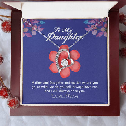 Gift For Daughter From Mom Someday When Pages Of My Life Ends Daughter Necklace Gift For Daughter Daughter Forever Love Necklace