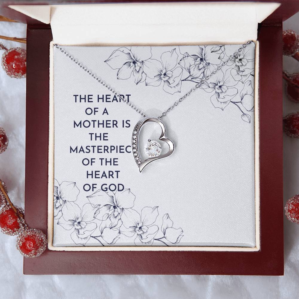 A Mother's Heart Heart Shaped Necklace 1 Forever Love Necklace
