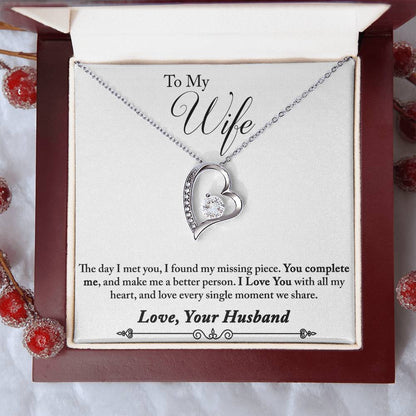 To Wife From Husband 1 Forever Love Necklace