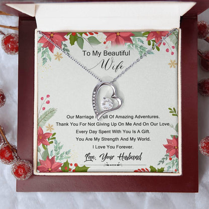 To My Wife 1 Forever Love Necklace