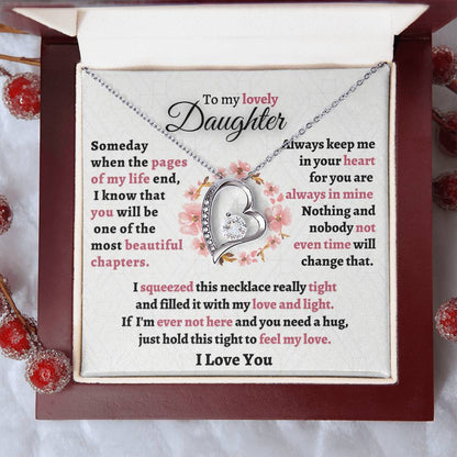 Gift For Daughter - Feel My Love Forever Love Necklace