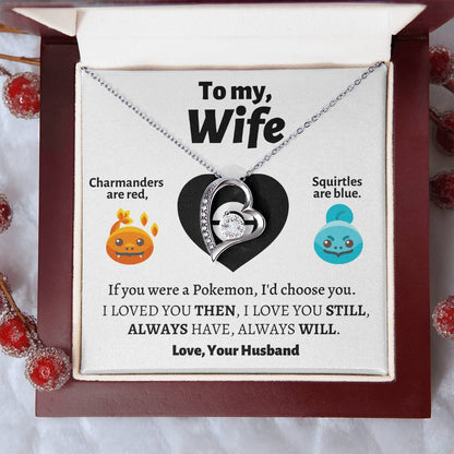 To My Wife Necklace Love Your Husband To My Wife Necklace Anniversary Gift For Wife Gift For Wife Necklace For Wife Birthday Forever Love Necklace