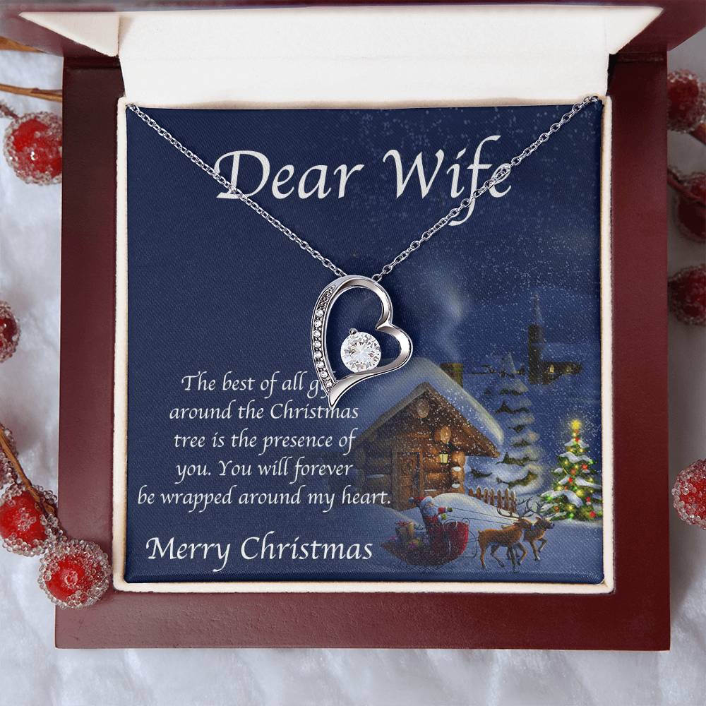 Wife Dancing Love Necklace Christmas Gift From Husband Forever Love Necklace