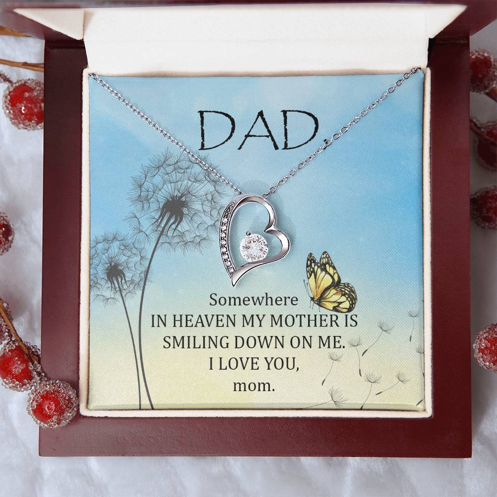 Dad - The Years May Pass But Still You Stay - Necklace Forever Love Necklace