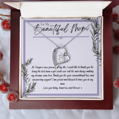 Beautiful Mum Forever Love Necklace