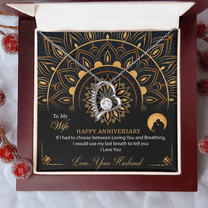 Anniversary Gifts For Wife Forever Love Necklace
