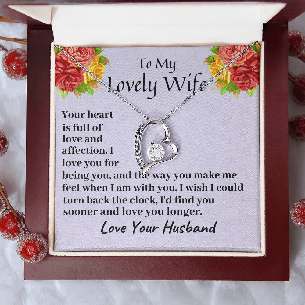 To My Wife I Love You For Being You Necklace 1 Forever Love Necklace