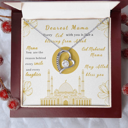 Beautiful Eid Gift For Mama Blessing From Allah 1 Forever Love Necklace